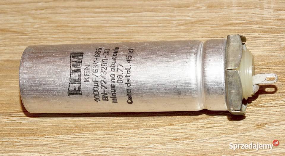 Kondensator elektrolityczny 1000 uF 63 V KEN 665 Części i akcesoria Gliwice