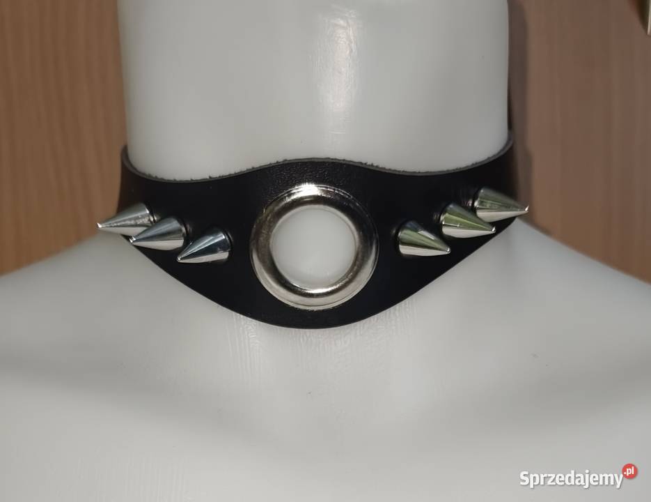 Obroża Naszyjnik Gothic Choker Gotycka Ćwieki