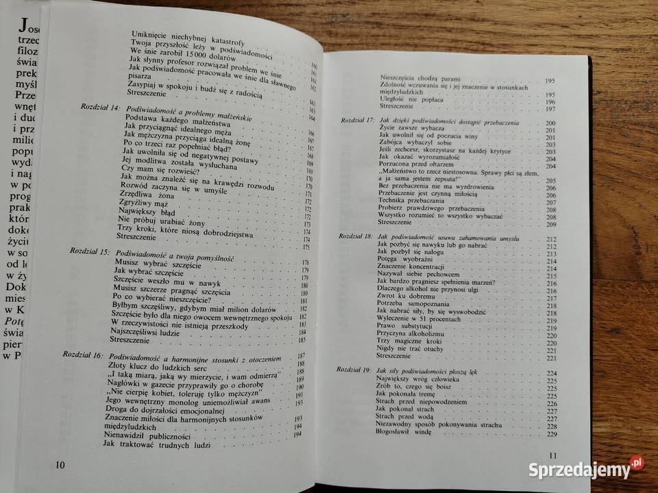 Potęga podświadomości Joseph Murphy małopolskie Kraków