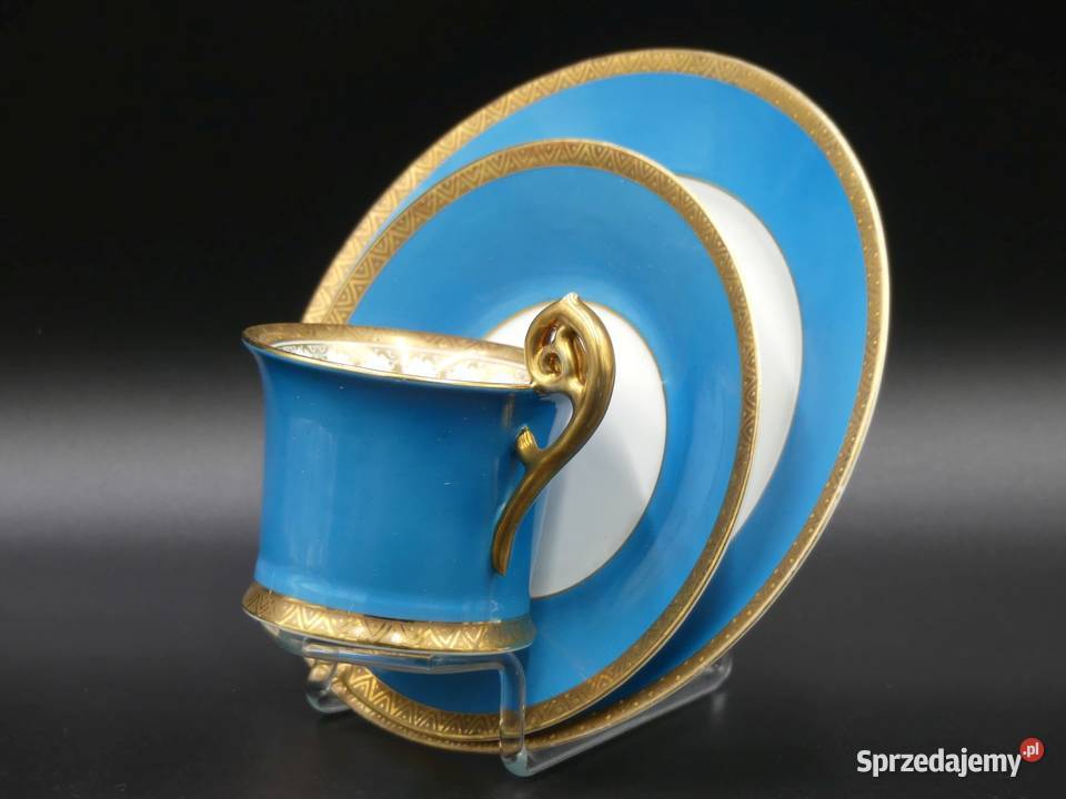 Zjawiskowe trio Miśnia Meissen Carl Teichert