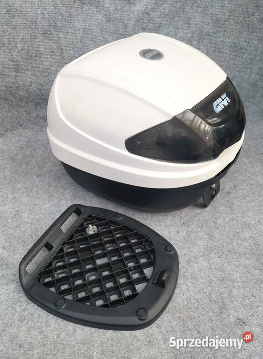Kufer centralny GIVI biały płyta