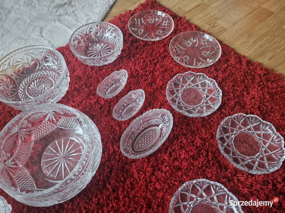 Kryształy Piękne Różne PRL Nowy Sącz