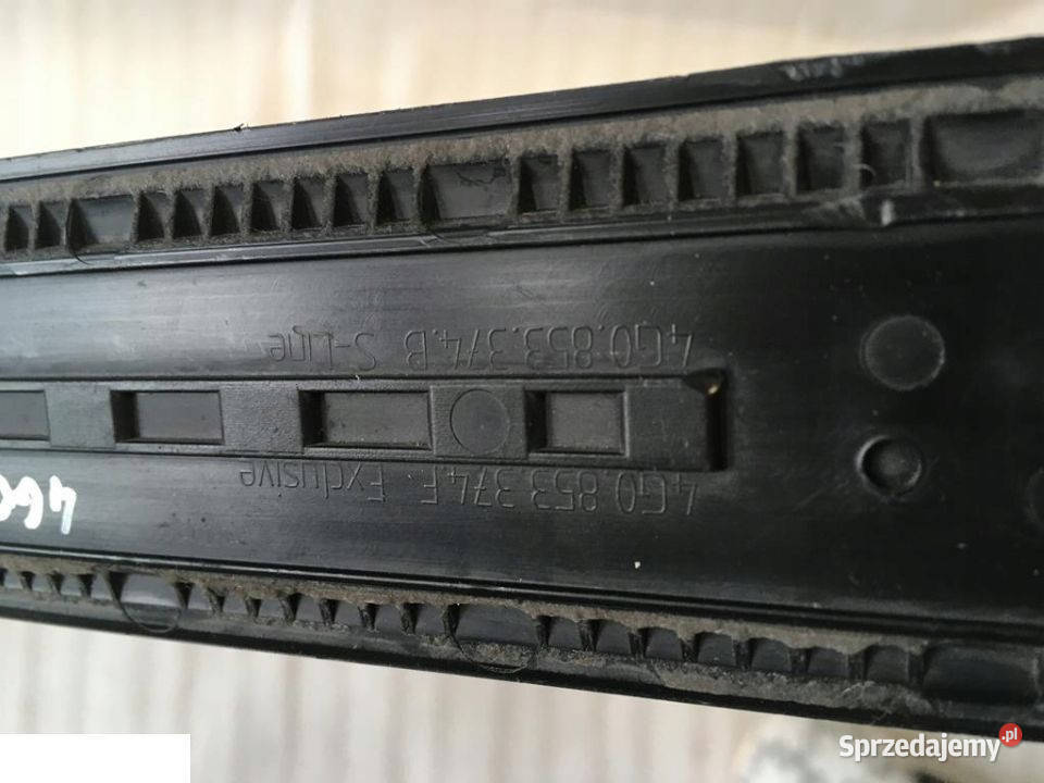 AUDI A6 C7 LISTWA PROGOWA PRAWA PRZÓD 4G0853374 Kozubszczyzna