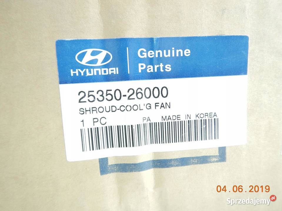 OBUDOWA WENTYLATORA CHŁODNICY HYUNDAI SANTA FE sprzedam