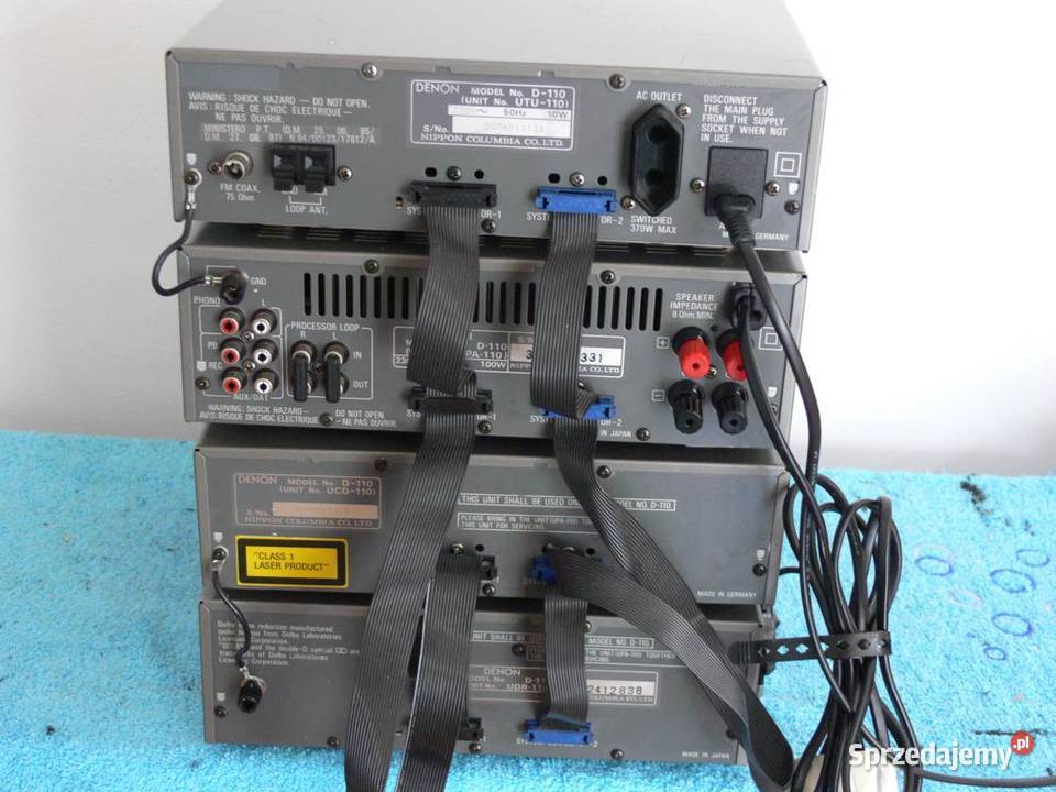 Wieża Denon UDR110 4 segmenty mocna WYSYŁKA