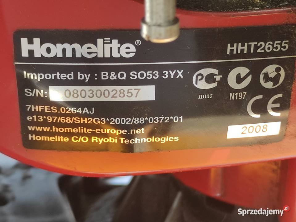 Nożyce do żywopłotu HOMLITE HHT2655 RYOBI