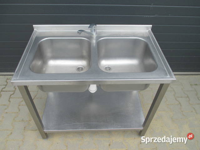 Zlew 2 Komory Dwukomorowy z Półką 1006085 wielkopolskie Ostrów Wielkopolski sprzedam