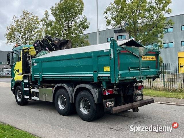 Bordatic wywrotka 6x6 z dzwigiem MAN TGS Rok produkcji 2018 Warszawa