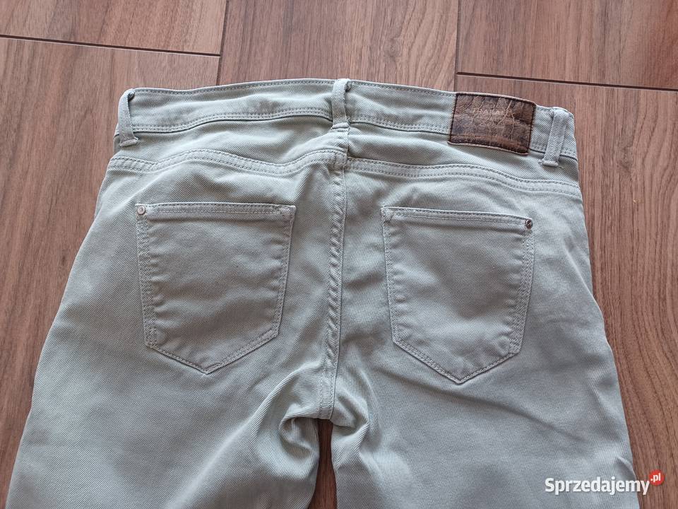 Spodnie zielone proste ZARA rozmiar 36S Rzeszów