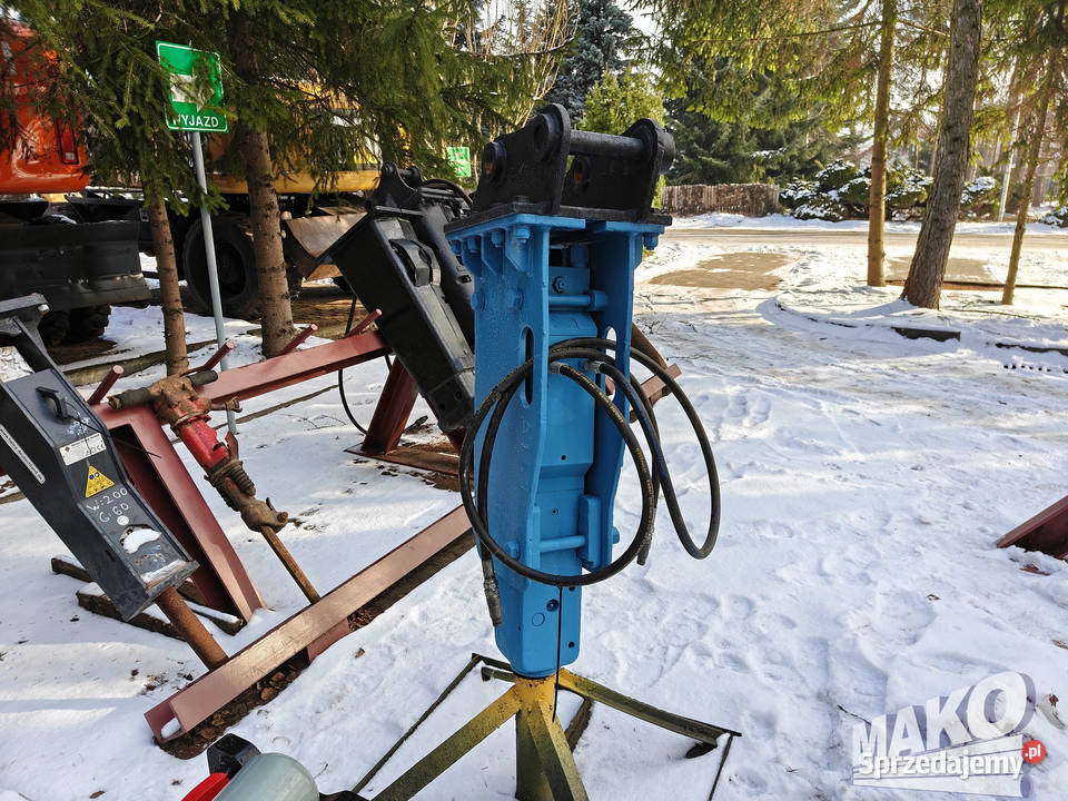 Młot hydrauliczny Krupp do koparki Mocowanie Ostrowiec Świętokrzyski
