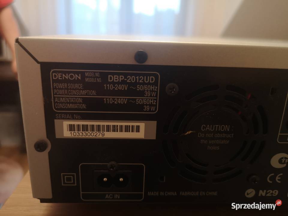 Sprzedam DENON BLU RAY DBP 2012VD Gdańsk sprzedam