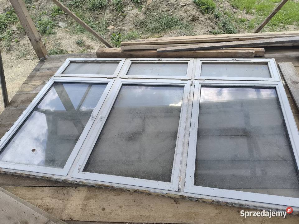 Okno aluminiowe duże sprzedam