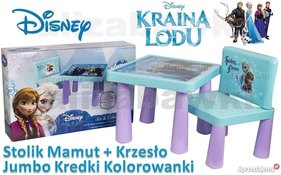 Zestaw Mamut STOLIK STOŁEK Akcesoria FROZEN Mogilany