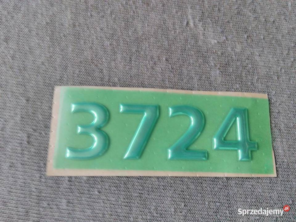 Ursus 3724 naklejka żelowa oryginalna Lublin