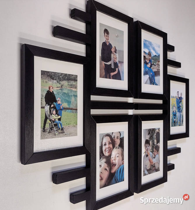 Drewniana Multirama Ramka na 6 zdjęć 15X21 Bytom