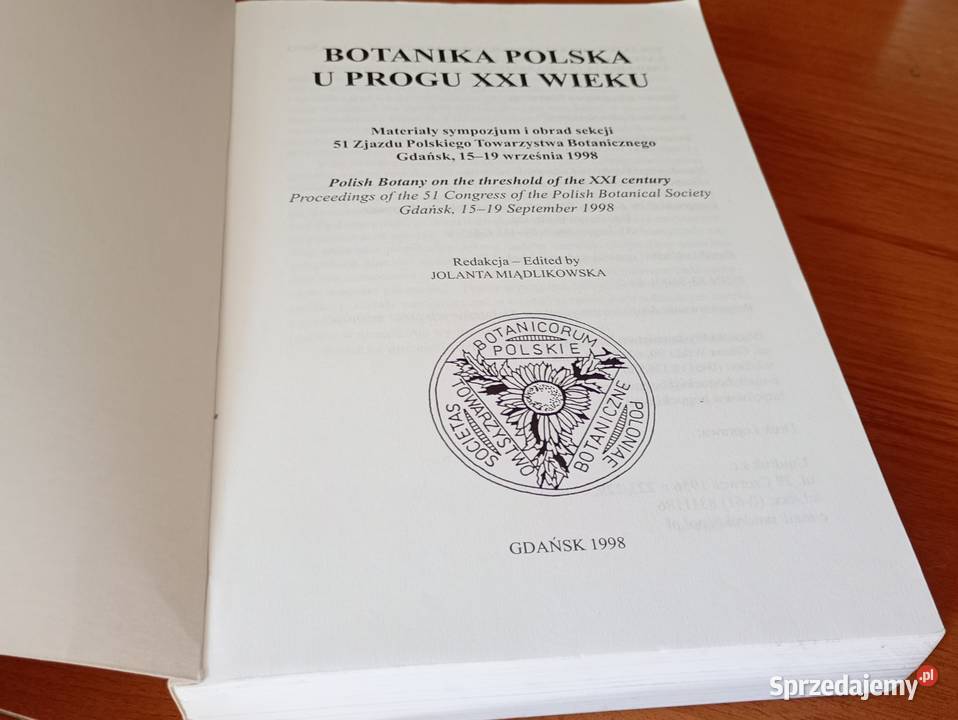 Botanika polska u progu XXI wieku Jolanta Gdańsk