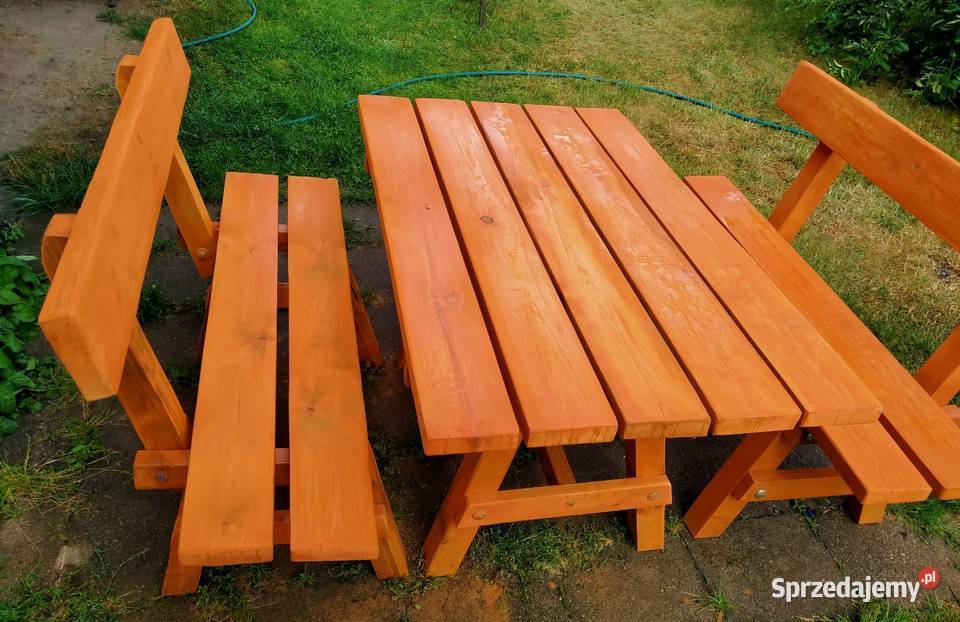 Meble ogrodowe sosna