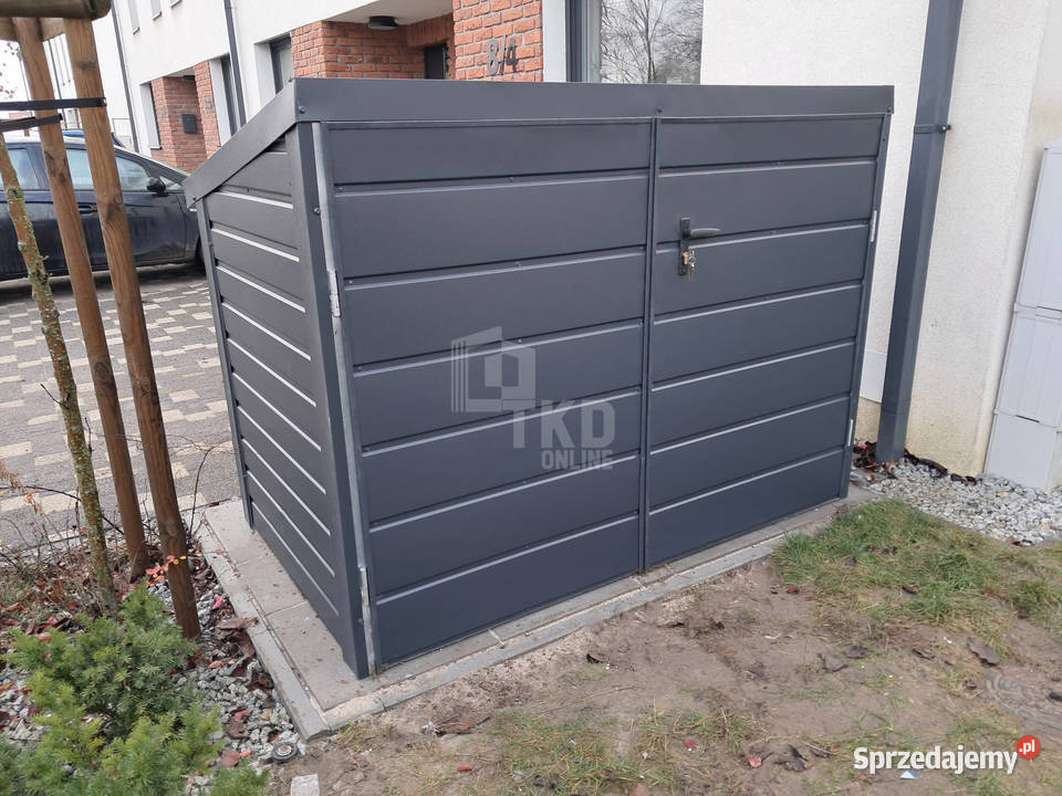 Box rowerowy schowek MotoBox 19x11m antracyt Braniewo
