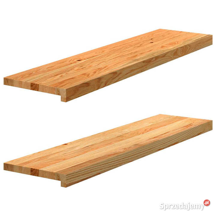 Parapety 2 jasnobrązowy 100x25x2 lite drewno Warszawa