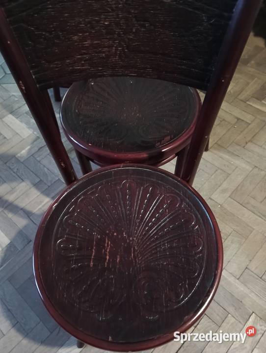 Kolekcjonerskie stare krzesła gięte komplet sprzedam