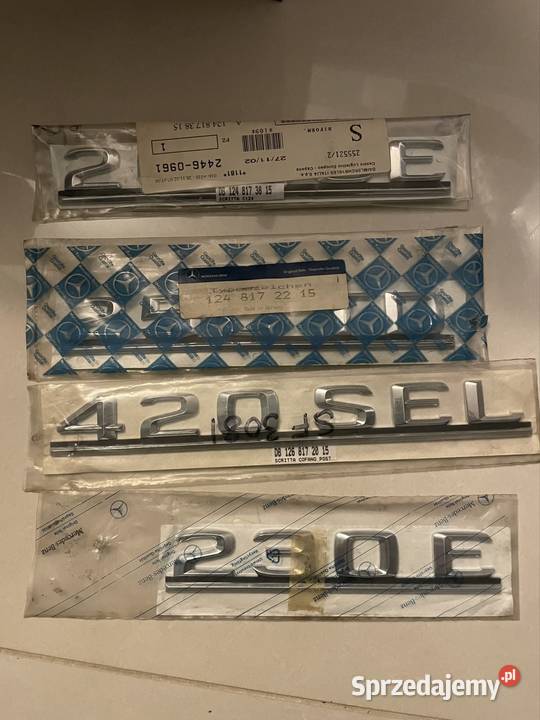 Emblemat Mercedes 200CE 230E 250TD 420sel śląskie