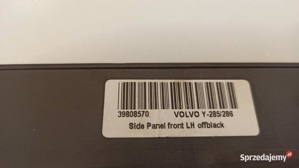 VOLVO XC70 OSŁONA TUNELU LEWA 39808570