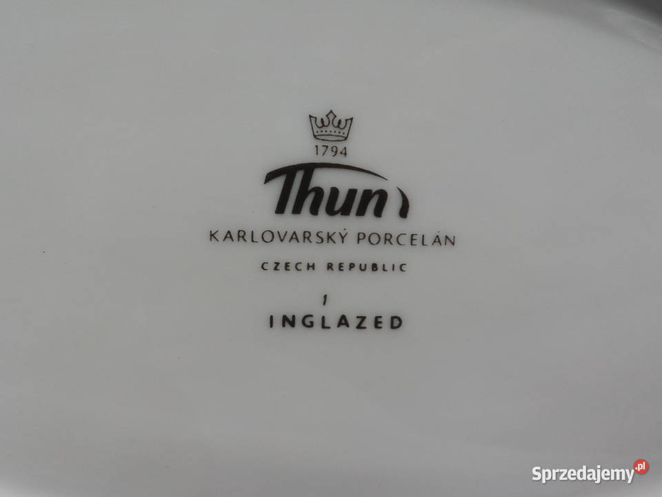 Porcelanowa Sosjerka z Podstawkiem THUN Porcelana i szkło Raszków sprzedam