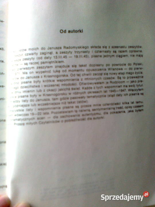 Listy niewysłane Anna BranickaWolska Rok wydania 1990