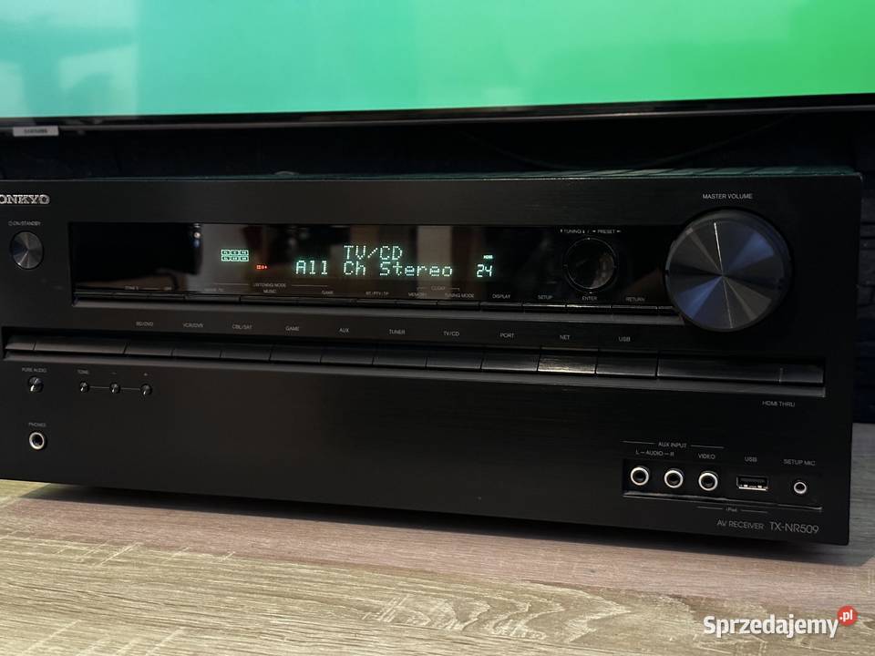 ONKYO TX509 Amplituner HDMI USB pilot 5x130Wat Klucze sprzedam
