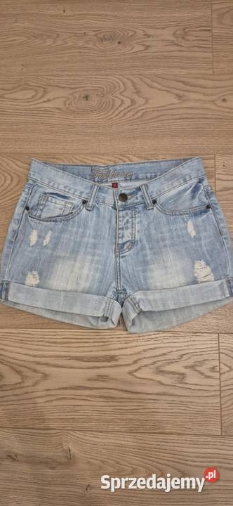 Spodenki jeansowe Fishbone S niebieski mazowieckie Warszawa