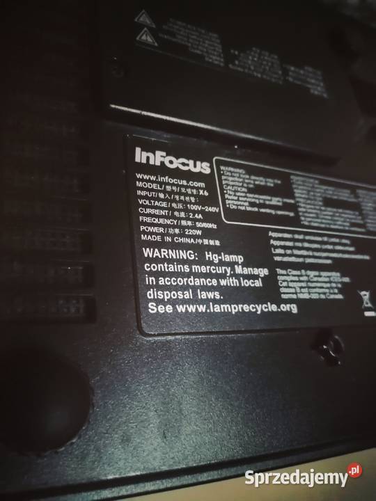 projektor rzutnik infocus x6 sprzedam