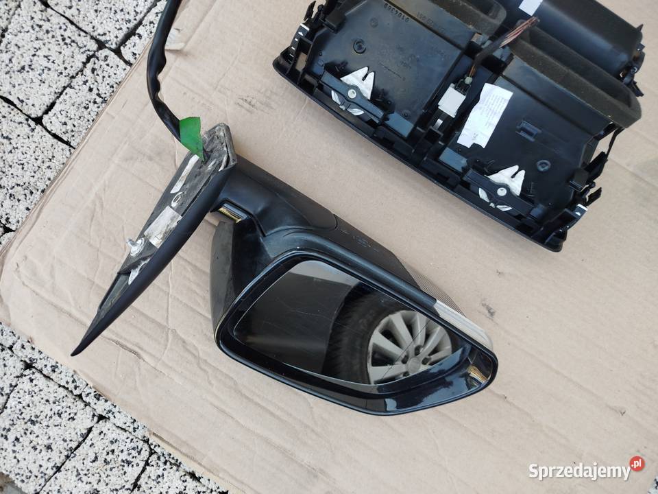 Lusterko czarne zewnętrzne lewe kierowcy Skoda Sokołów Podlaski sprzedam