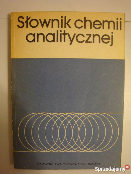 SŁOWNIK CHEMII ANALITYCZNEJ Radom sprzedam