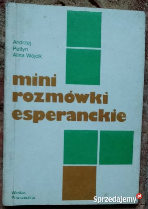mini Rozmówki Esperanckie Andrzej Pettyn Alina śląskie Gliwice