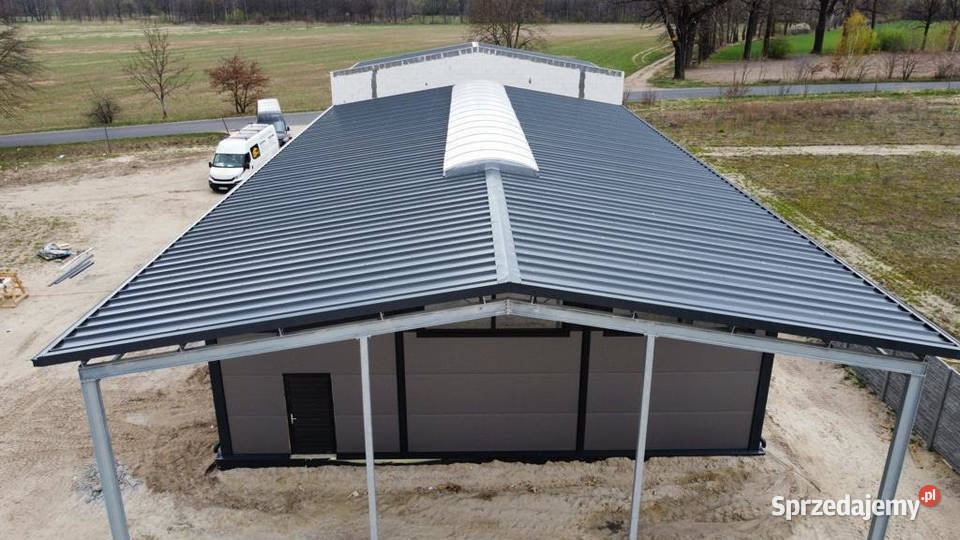 Hala magazyn biuro warsztat konstrukcja stalowa Sprzedaż Szczury