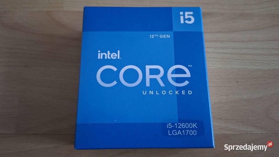 Procesor Intel Core i512600K LGA1700 Nowy Komputery i Akcesoria