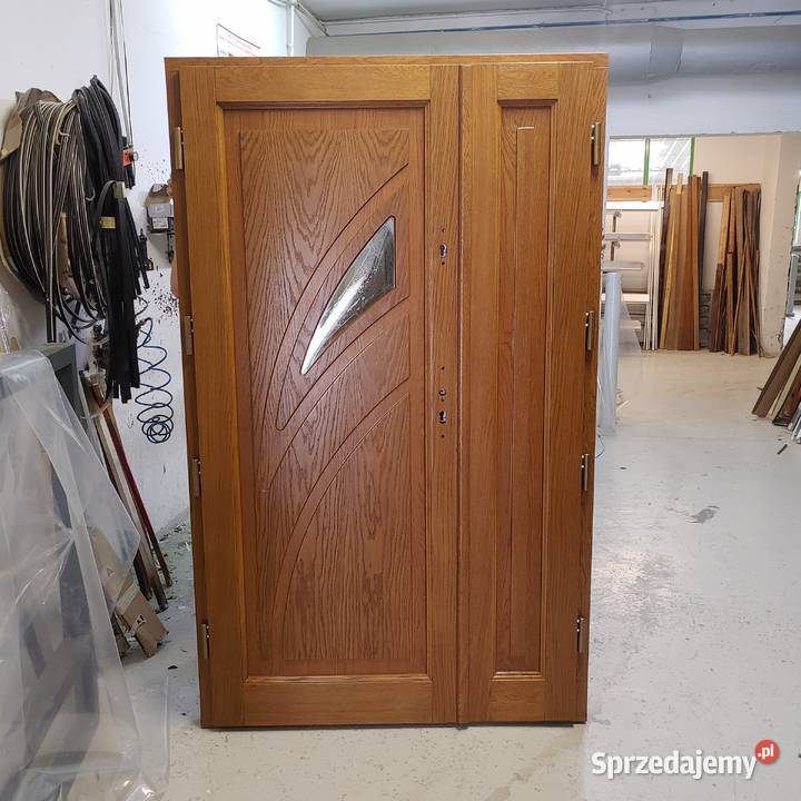Drzwi Zewnętrzne Wejściowe Drewniane mazowieckie Nasielsk