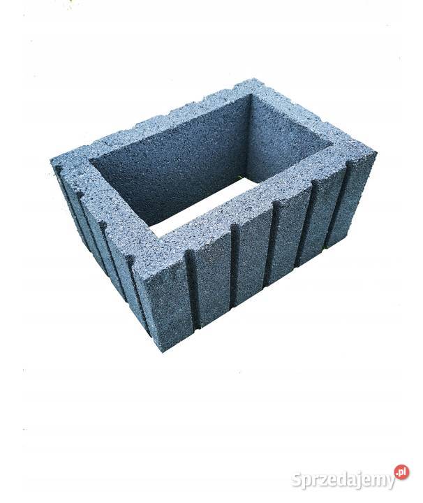 Gazony betonowe prostokątne 40x28x20h Gazon Warszawa sprzedam