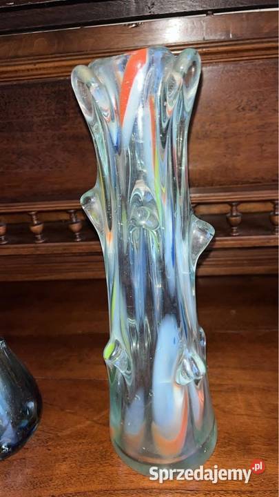Wazon szklany Sękacz Czasy Prl sprzedam