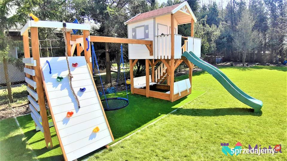 Domek z dużą piaskownicą zestaw dziecięca Stopnica sprzedam