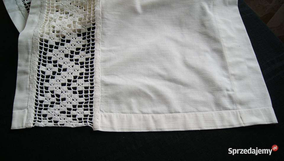 Zazdrostka shabby chic wstawka szydełkowa 2x Dobroszyce