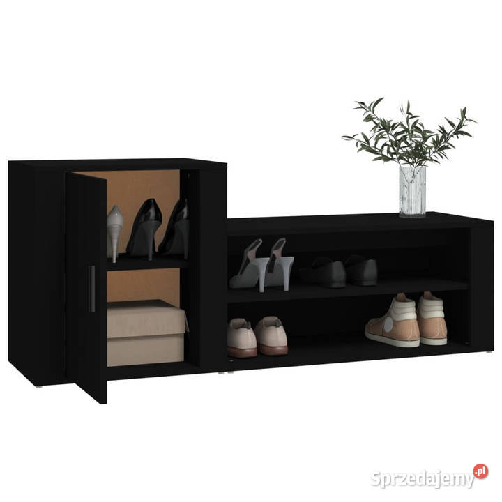 Szafka na buty czarna 130x35x54 materiał Warszawa sprzedam