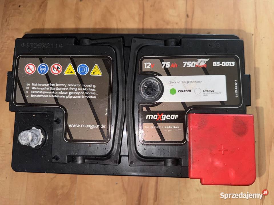 Akumulator Maxgear 850013 75Ah 750A 12V Ostrów Wielkopolski