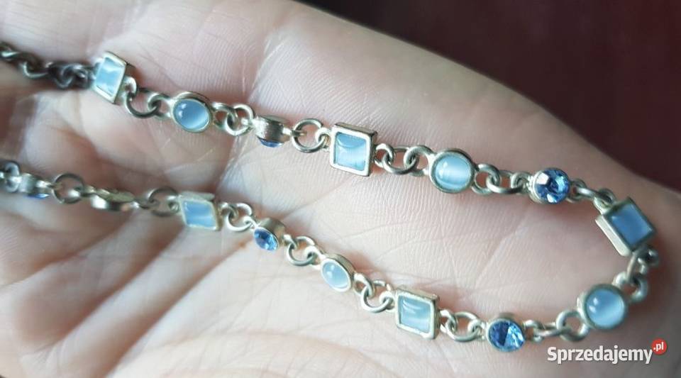 bransoletka biżuteria srebrne kryształki świętokrzyskie