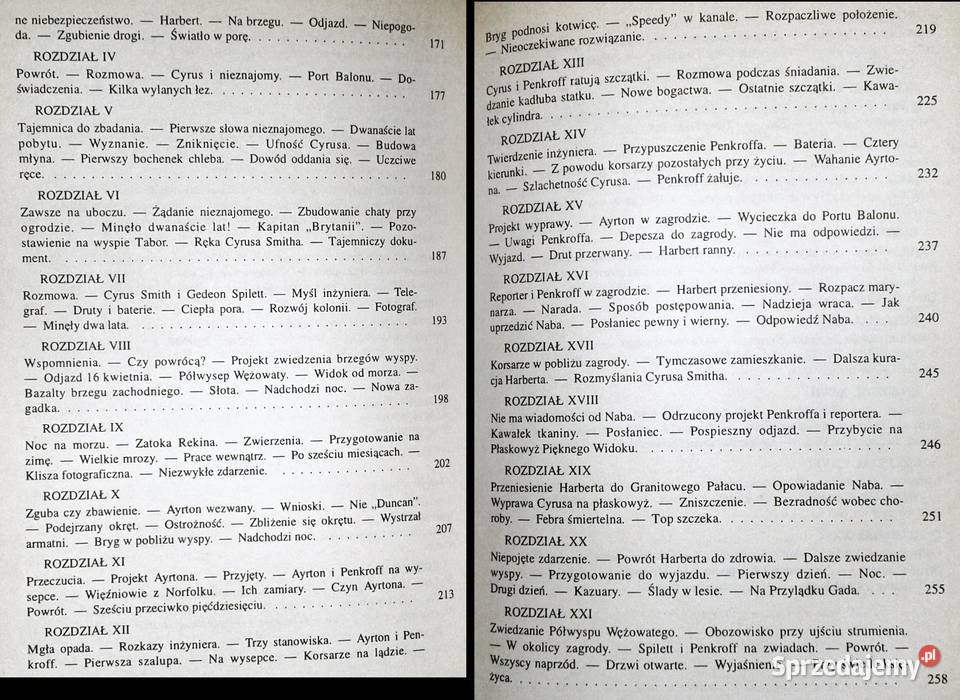 Tajemnicza wyspa Tom 1 i 2 Juliusz Verne Chełm sprzedam