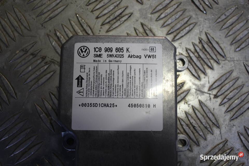 MODUŁ SENSOR AIR BAG VW FOX 1C0909605K wielkopolskie