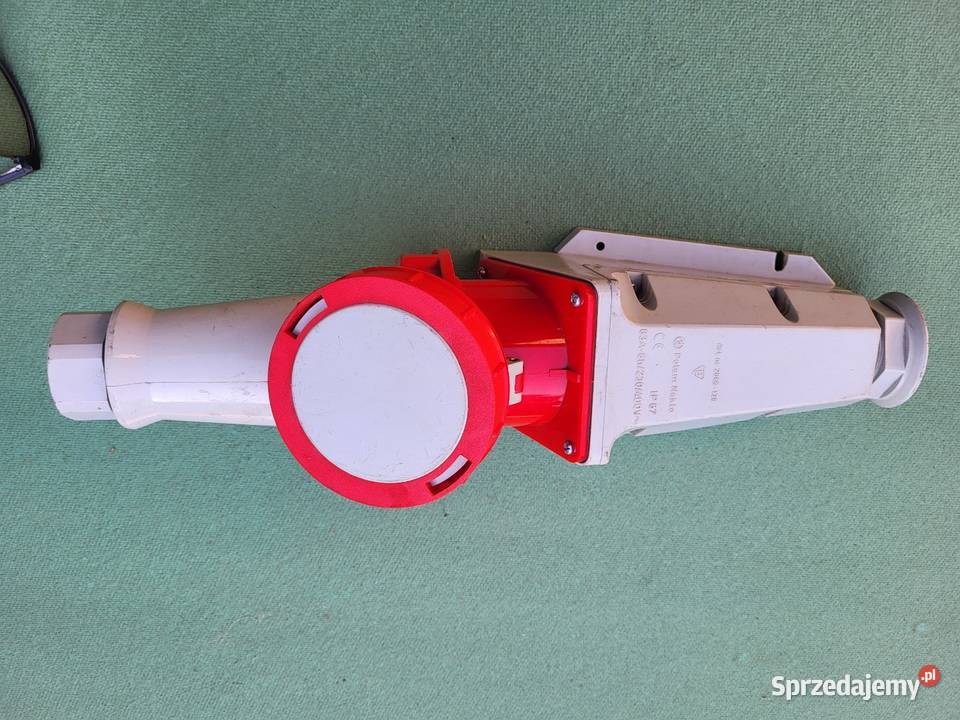 Gniazdo i wtyczka 63A kujawsko-pomorskie Nakło nad Notecią sprzedam