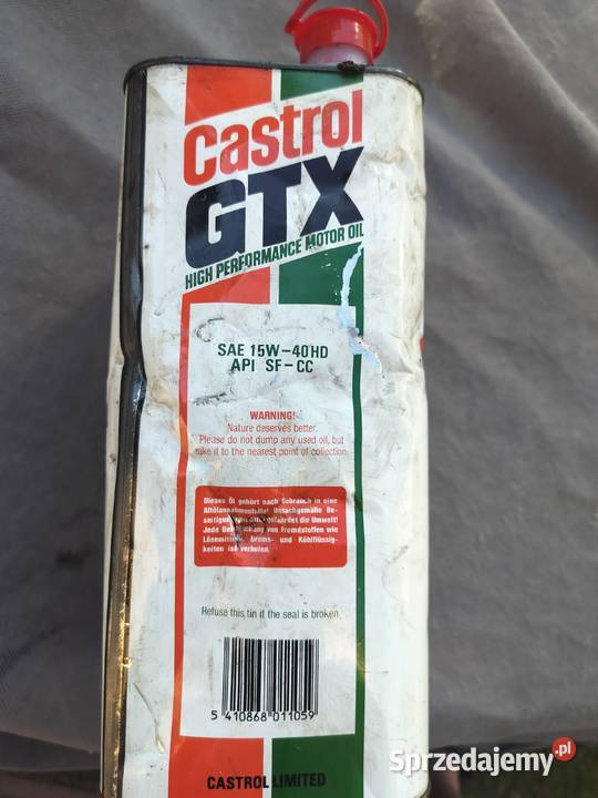 CASTROL ORYGINALNA PUSZKA OLEJU Oleje silnikowe