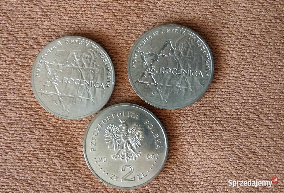 Moneta 2 złote15lecie Senatu III RP 65 Rocznica łódzkie Łódź