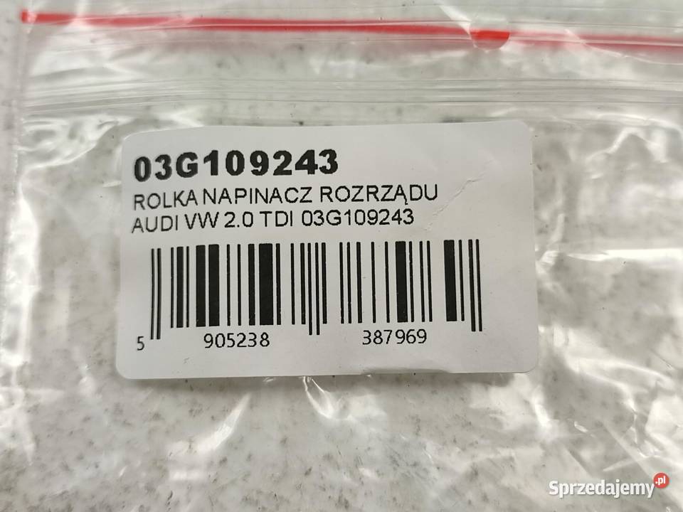 ROLKA NAPINACZA ROZRZĄDU AUDI A6 C6 AVANT 20 TDI